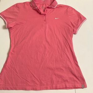 Women’s Pink Nike Golf Polo